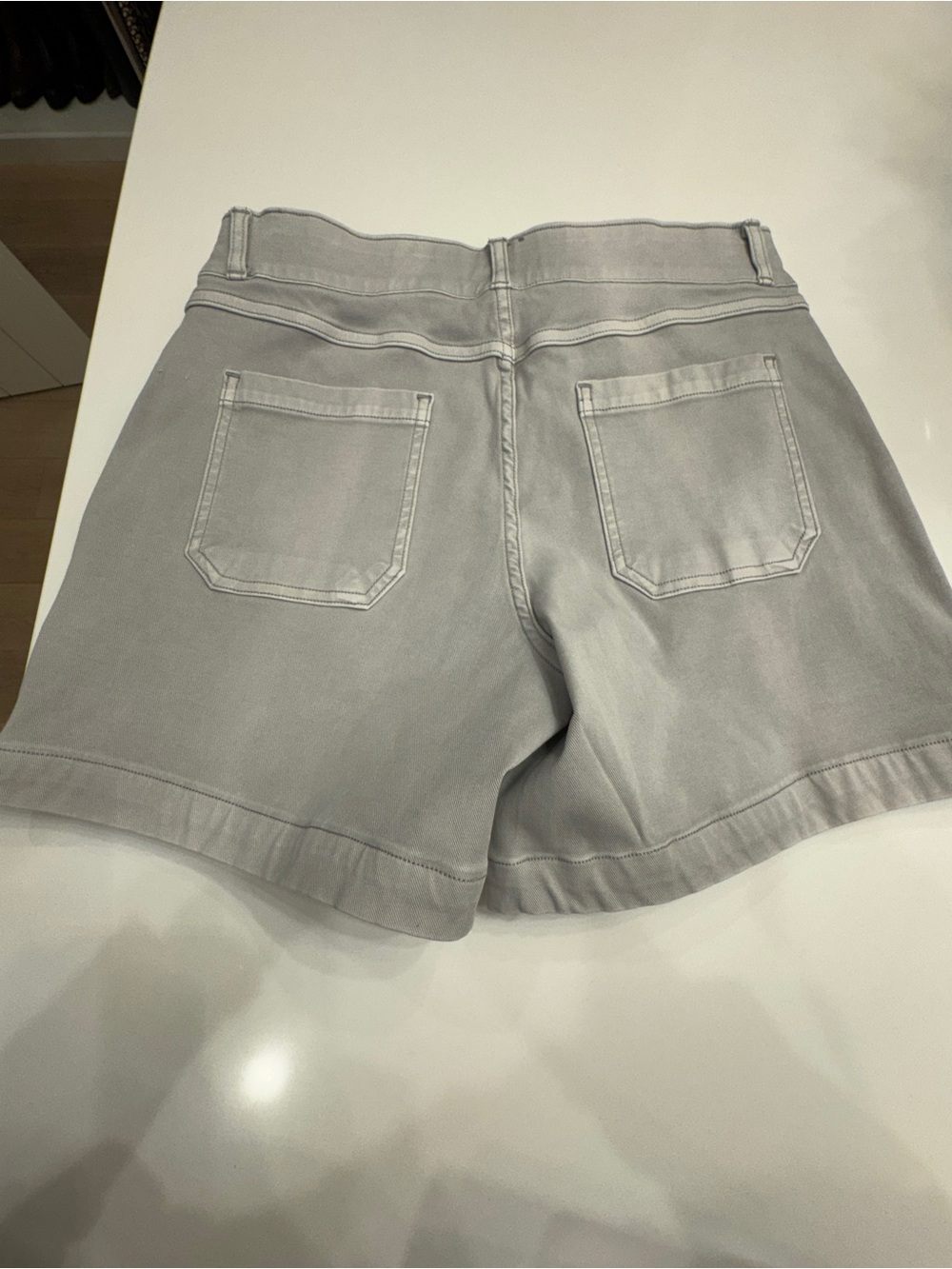 SPANX Slate grey High-Rise Utility Shorts 6” - Picture 3 of 10
